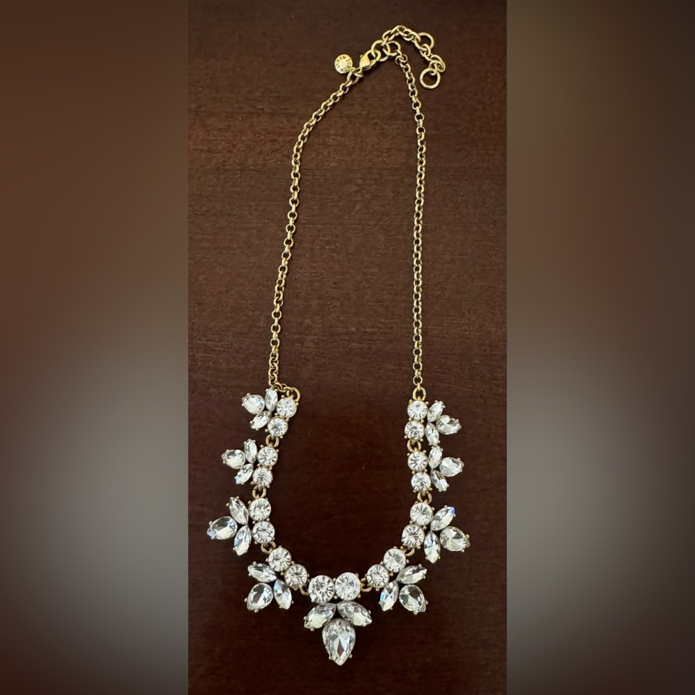 J. Crew Factory Gold and Silver Butterfly Necklace